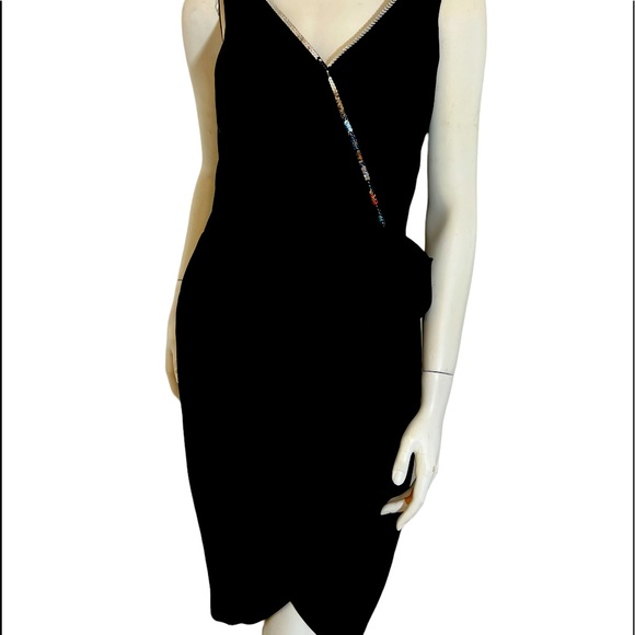 {Shuet Young for HW Collections} Black Vintage Cocktail Dress - Picture 1 of 7